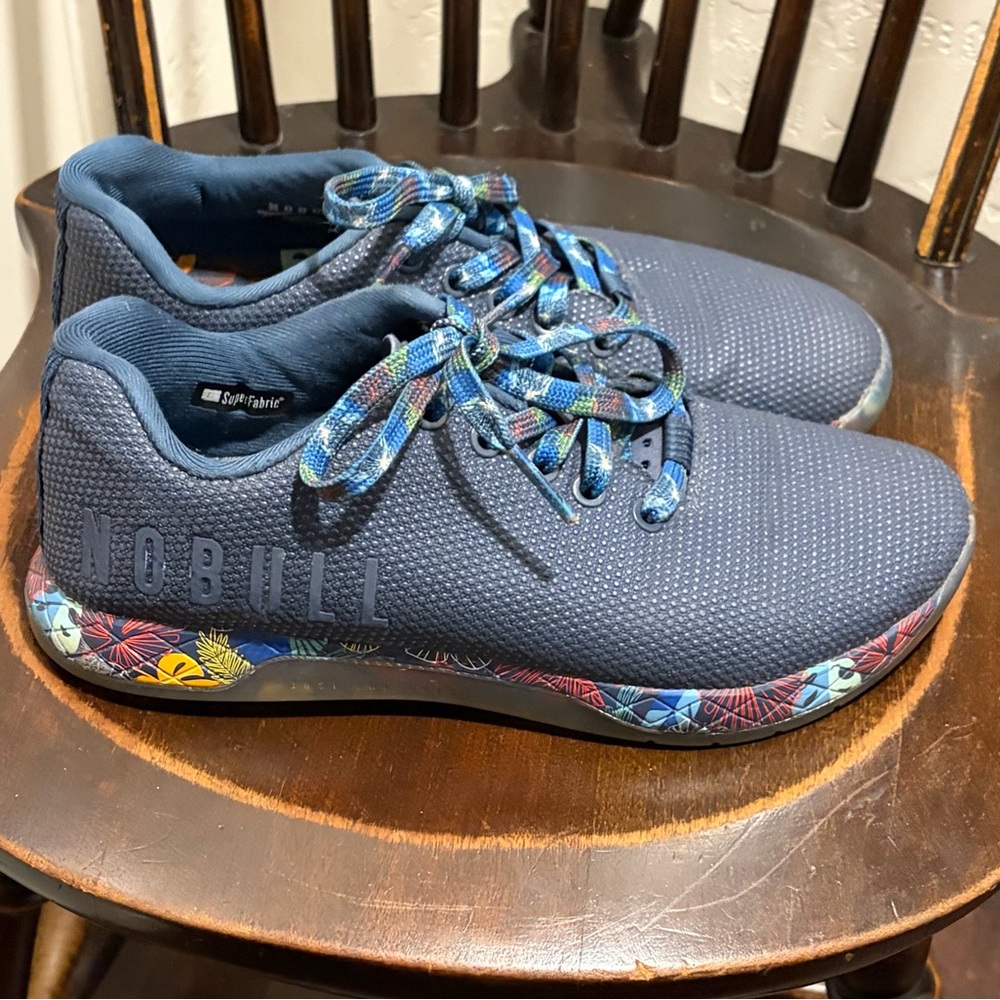 NoBull Navy Oasis Trainer Shoes Women Size 8.5